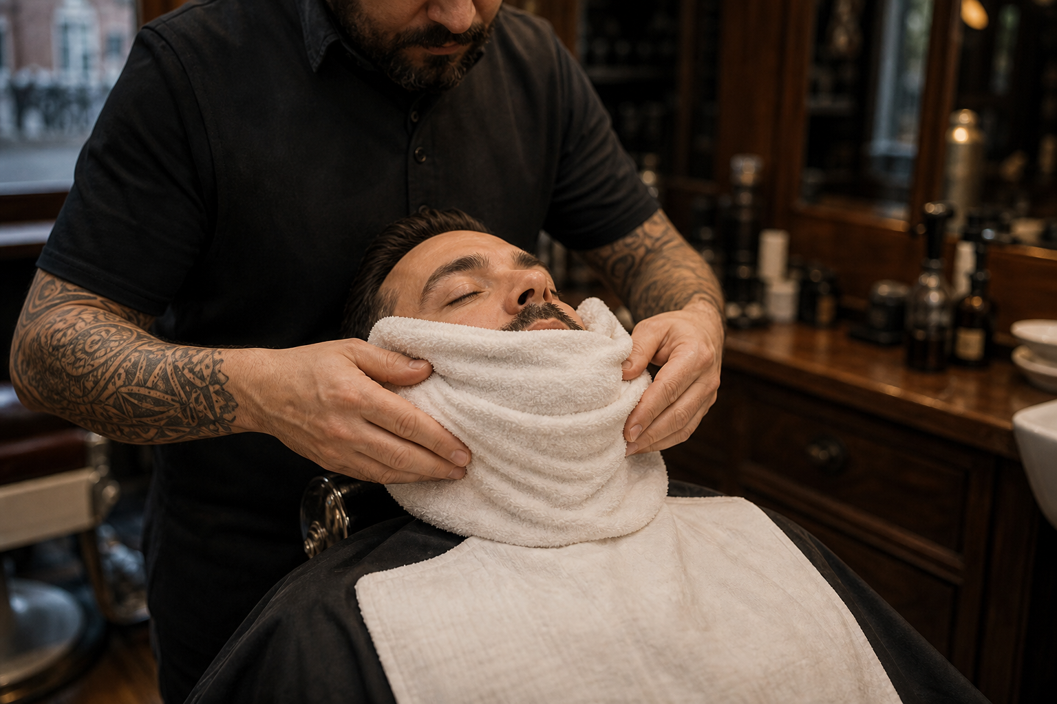 Hot Towel Prep